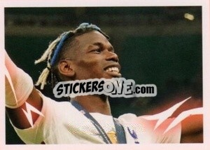 Sticker Paul Pogba - Au plus près des Bleus 2022 n. 5 - Panini