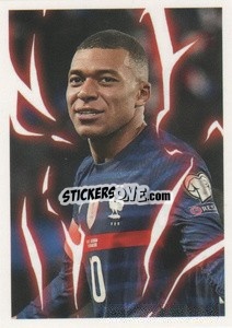 Sticker Kylian Mbappé - Au plus près des Bleus 2022 n. 6 - Panini