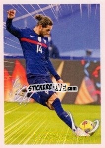 Sticker Adrien Rabiot - Au plus près des Bleus 2022 n. 7 - Panini
