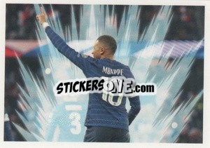 Sticker Kylian Mbappé - Au plus près des Bleus 2022 n. 9 - Panini