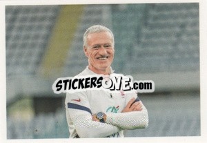 Sticker Didier Deschamps - Au plus près des Bleus 2022 n. 16 - Panini