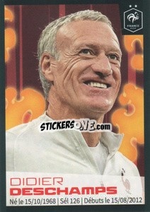 Sticker Didier Deschamps - Au plus près des Bleus 2022 n. 19 - Panini