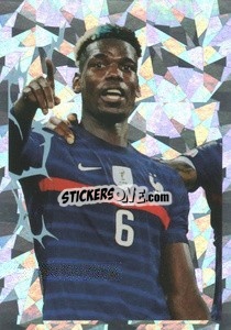 Sticker Paul Pogba - Au plus près des Bleus 2022 n. 28 - Panini