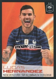 Sticker Theo Hernandez - Au plus près des Bleus 2022 n. 34 - Panini