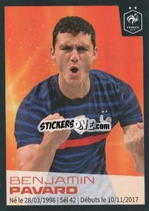 Sticker Benjamin Pavard - Au plus près des Bleus 2022 n. 38 - Panini
