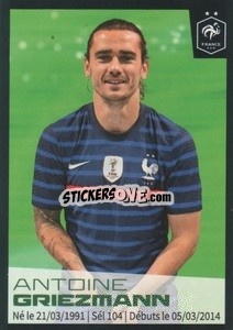 Sticker Antoine Griezmann - Au plus près des Bleus 2022 n. 55 - Panini