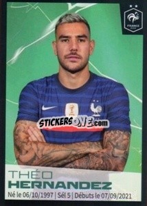 Sticker Theo Hernandez - Au plus près des Bleus 2022 n. 62 - Panini