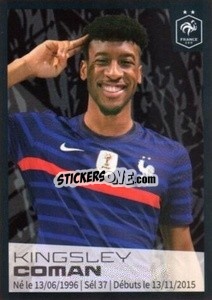Sticker Kingsley Coman - Au plus près des Bleus 2022 n. 68 - Panini