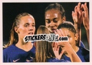 Sticker Esultanza - Au plus près des Bleus 2022 n. 78 - Panini