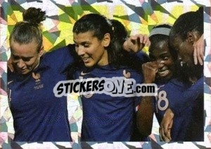 Sticker Esultanza - Au plus près des Bleus 2022 n. 84 - Panini
