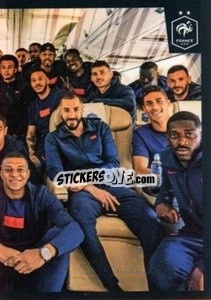 Sticker Team In Aereo 2 - Au plus près des Bleus 2022 n. 86 - Panini