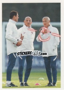 Sticker Deschamps E Collaboratori - Au plus près des Bleus 2022 n. 89 - Panini