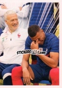 Sticker Deschamps / Mbappè