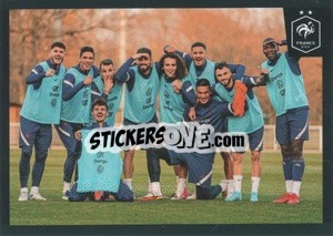 Sticker Team - Au plus près des Bleus 2022 n. 95 - Panini