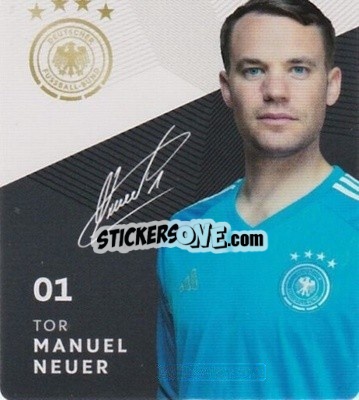 Sticker Manuel Neuer - DFB-Sammelalbum 2022 n. 1 - REWE