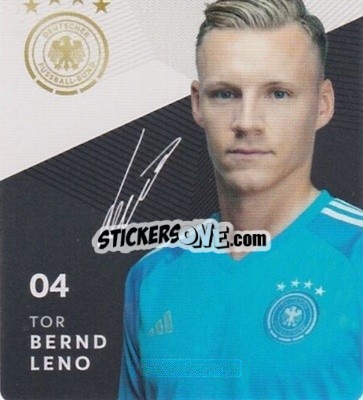 Sticker Bernd Leno - DFB-Sammelalbum 2022 n. 4 - REWE
