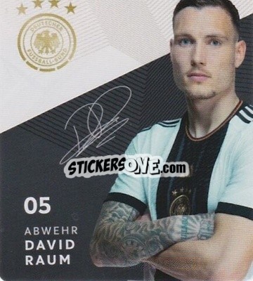 Sticker David Raum - DFB-Sammelalbum 2022 - REWE