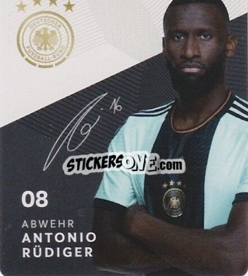 Sticker Antonio Rüdiger - DFB-Sammelalbum 2022 - REWE