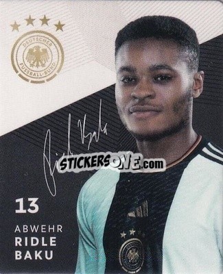 Sticker Ridle Baku - DFB-Sammelalbum 2022 n. 13 - REWE