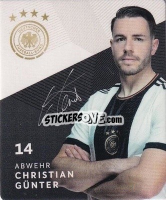Sticker Christian Günter - DFB-Sammelalbum 2022 n. 14 - REWE