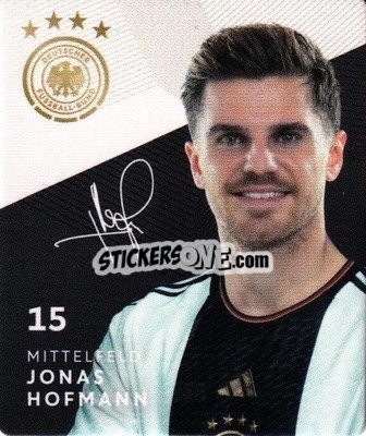 Sticker Jonas Hoffmann - DFB-Sammelalbum 2022 n. 15 - REWE