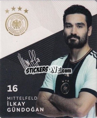 Sticker Ilkay Gündogan - DFB-Sammelalbum 2022 n. 16 - REWE
