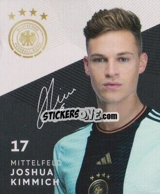 Sticker Joshua Kimmich - DFB-Sammelalbum 2022 n. 17 - REWE