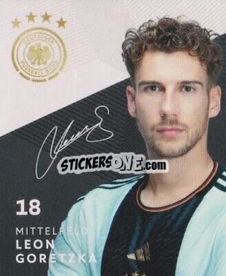 Sticker Leon Goretzka - DFB-Sammelalbum 2022 - REWE