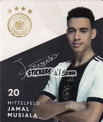 Sticker Jamal Musiala - DFB-Sammelalbum 2022 n. 20 - REWE