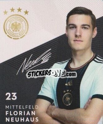 Sticker Florian Neuhaus - DFB-Sammelalbum 2022 n. 23 - REWE