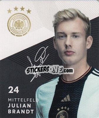 Sticker Julian Brandt - DFB-Sammelalbum 2022 - REWE
