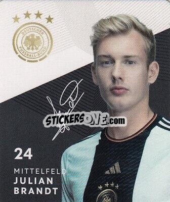 Sticker Julian Brandt - DFB-Sammelalbum 2022 n. 24 - REWE