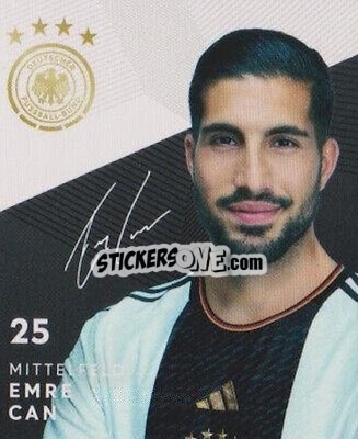 Sticker Emre Can - DFB-Sammelalbum 2022 - REWE