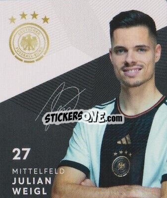 Sticker Julian Weigl - DFB-Sammelalbum 2022 - REWE