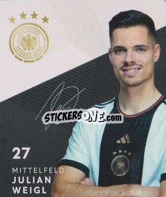 Cromo Julian Weigl - DFB-Sammelalbum 2022 - REWE