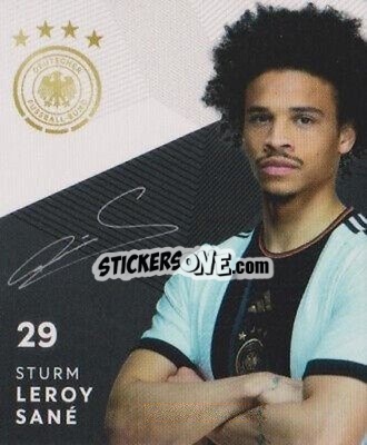Sticker Leroy Sané - DFB-Sammelalbum 2022 - REWE