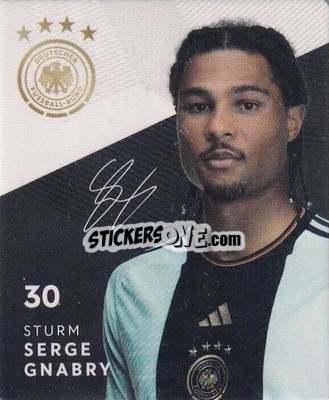 Sticker Serge Gnabry - DFB-Sammelalbum 2022 n. 30 - REWE