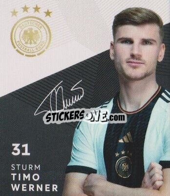 Sticker Timo Werner - DFB-Sammelalbum 2022 n. 31 - REWE