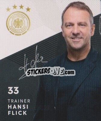 Sticker Hansi Flick - DFB-Sammelalbum 2022 n. 33 - REWE