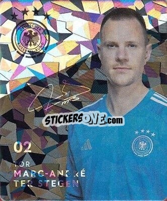 Cromo Marc-André Ter-Stegen - DFB-Sammelalbum 2022 n. G2 - REWE