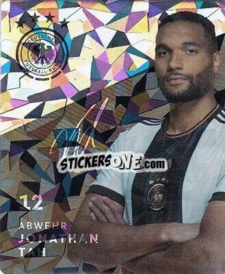 Sticker Jonathan Tah - DFB-Sammelalbum 2022 n. G12 - REWE