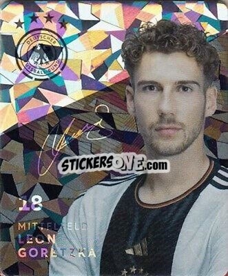 Sticker Leon Goretzka - DFB-Sammelalbum 2022 n. G18 - REWE