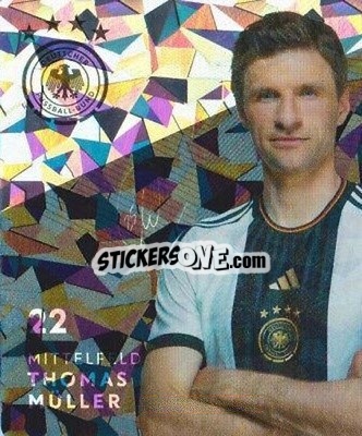 Sticker Thomas Müller - DFB-Sammelalbum 2022 n. G22 - REWE