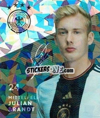 Sticker Julian Brandt - DFB-Sammelalbum 2022 n. G24 - REWE