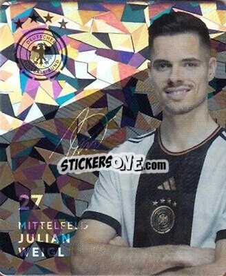 Sticker Julian Weigl - DFB-Sammelalbum 2022 - REWE