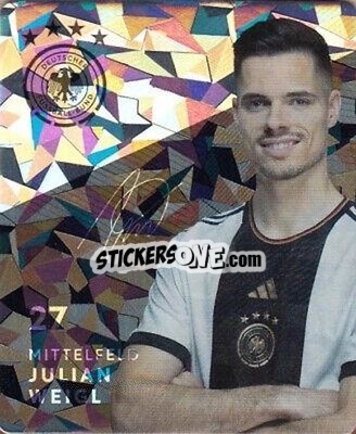 Sticker Julian Weigl - DFB-Sammelalbum 2022 n. G27 - REWE