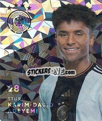 Sticker Karim-David Adeyemi - DFB-Sammelalbum 2022 n. G28 - REWE