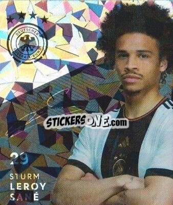 Sticker Leroy Sané - DFB-Sammelalbum 2022 - REWE