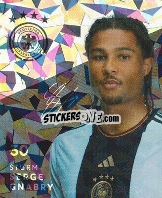 Figurina Serge Gnabry - DFB-Sammelalbum 2022 - REWE