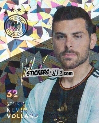 Sticker Kevin Volland - DFB-Sammelalbum 2022 n. G32 - REWE